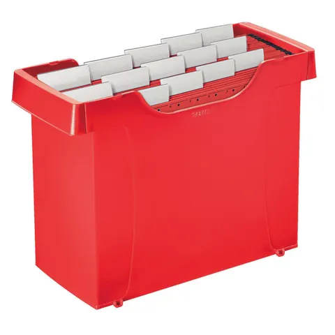 LEITZ Uni Hängeregistratur-Box Plus, rot – Bild 1