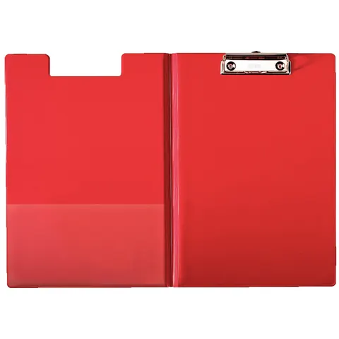 LEITZ Klemmbrett-Mappe, DIN A4, PP-Folie, rot – Bild 1