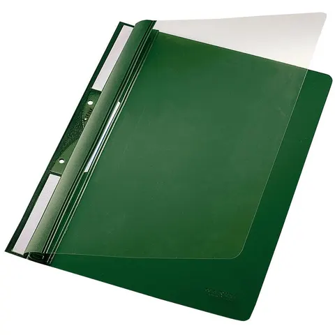 LEITZ Einhänge-Schnellhefter Universal, DIN A4, PVC, grün – Bild 1