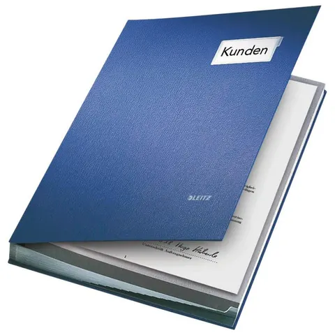 Vloeiboek Leitz 5700 blauw – afbeelding 1