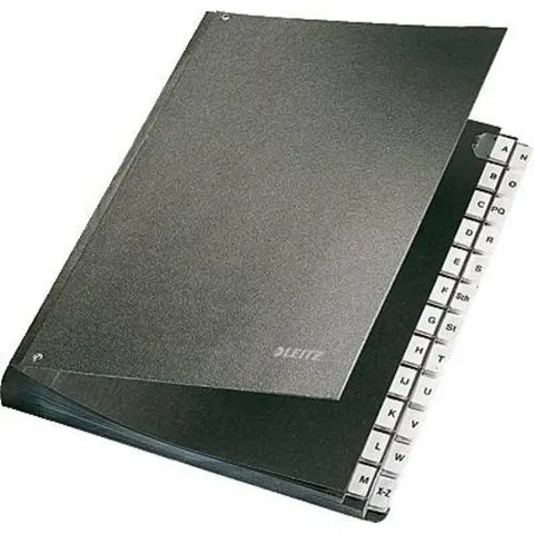 Leitz Bureaumap - A-Z tabs - Zwart – afbeelding 1