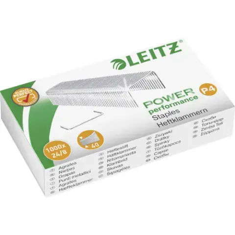 LEITZ Heftklammern 24/8, verzinkt – Bild 1