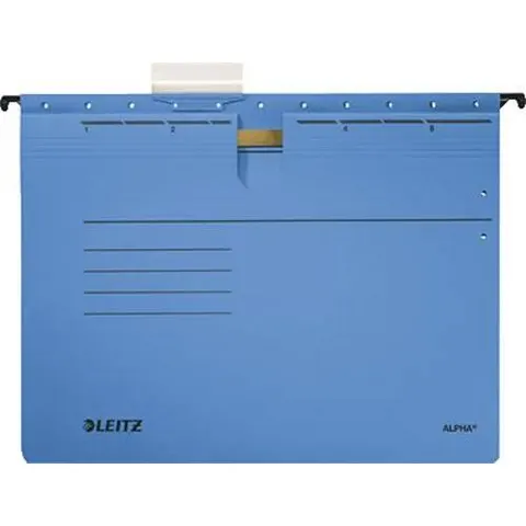 LEITZ Hängehefter ALPHA blau - 5 Stück – Bild 1