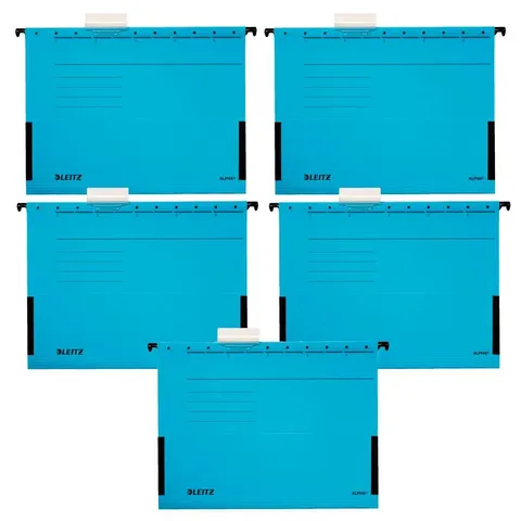 LEITZ Hängetasche ALPHA 1986 blau - 5 Stück – Bild 1