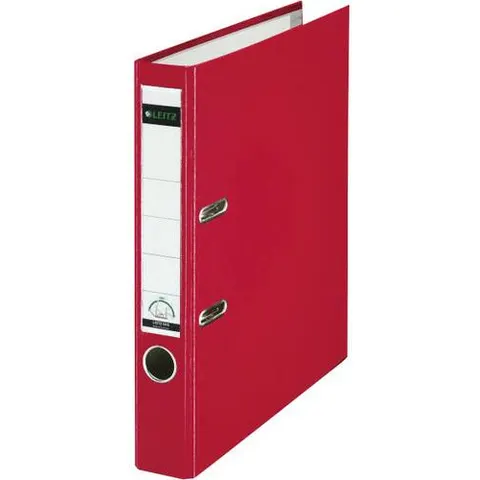 Ordner Leitz 1015 180° 50mm PP A4 rood – afbeelding 1