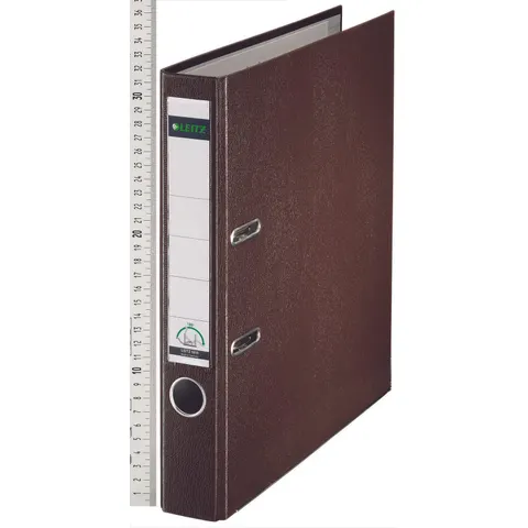 Ordner Leitz 1015 180° 50mm PP A4 bruin – afbeelding 1