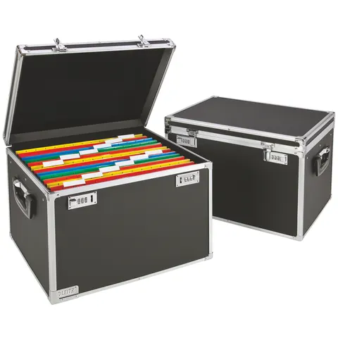 Hangmappenkoffer afsluitbaar Leitz 6714 zwart – afbeelding 1