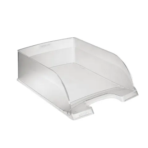LEITZ 52330003 - Leitz Plus letter tray, jumbo, clear – image 1