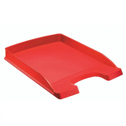 LEITZ 52370025 - Leitz Plus Letter Tray, Slim, red – image 1