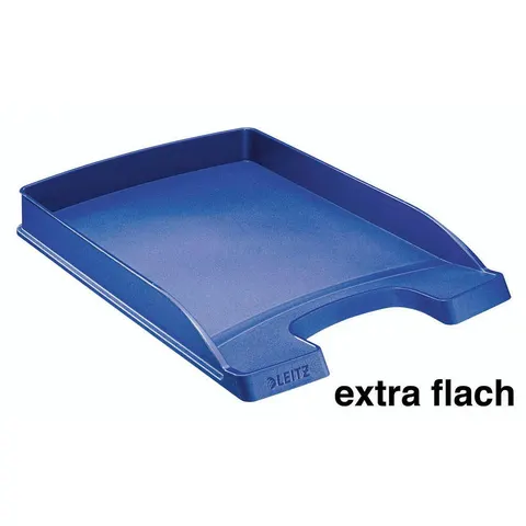 Brievenbak Leitz Plus Slim A4 blauw – afbeelding 1