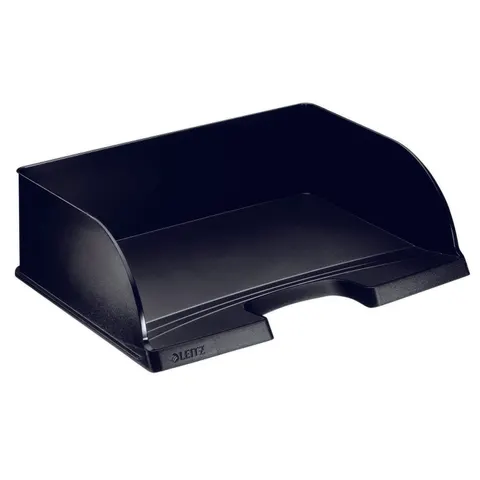LEITZ Briefablage Plus Jumbo, DIN A4 quer, schwarz – Bild 1