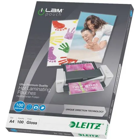 LEITZ Laminierfolien glänzend 100 mikron A4 – Bild 1