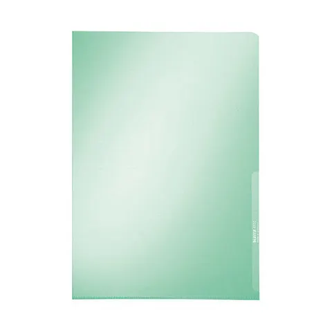 Leitz Premium Zichtmap - A4 - 100 stuks - Groen – afbeelding 1