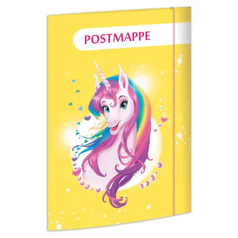 RNK Verlag Postmappe , Einhornportrait, , DIN A4, Karton – Bild 1
