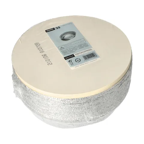 STARPAK Aluschalen mit Deckel 23 cm 1000 ml silber – Bild 1