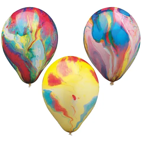 8 Ballonnen Ø 22 cm Multicolour – afbeelding 1