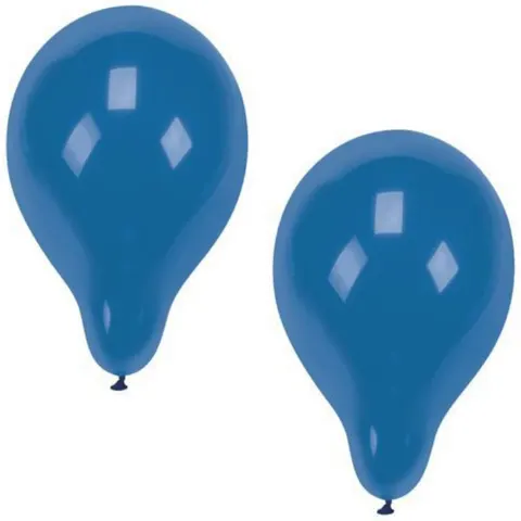 10 Ballonnen Ø 25 cm blauw – afbeelding 1