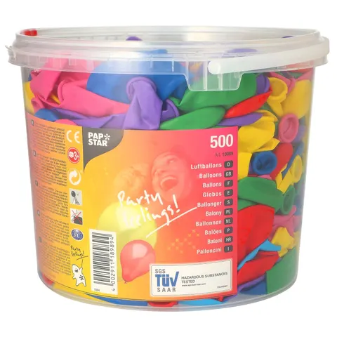 PAPSTAR Luftballons farbsortiert – Bild 1
