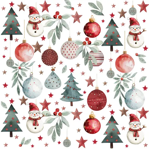 PAPSTAR servetten kerstmotief Cold Winter – afbeelding 1