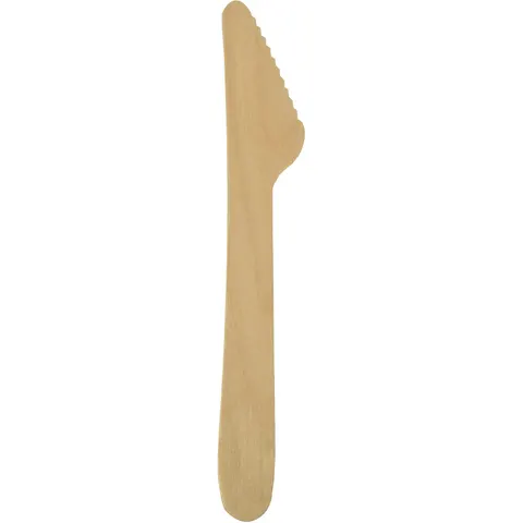 PAPSTAR Einweg-Messer pure braun – Bild 1