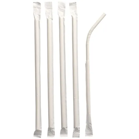 PAPSTAR Strohhalme pure weiß – Bild 1