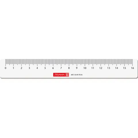 BRUNNEN Lineal 16 cm – Bild 1