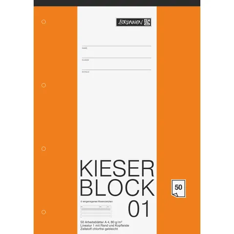 BRUNNEN Arbeitsblock DIN A4 liniert – 1042941 – Bild 1