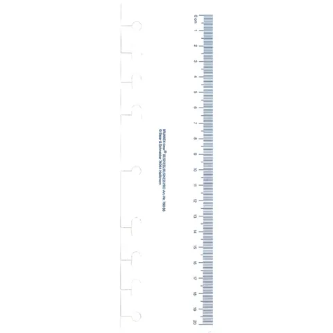 rido idé Kalender-Einlage , Lineal, , transparent – Bild 1