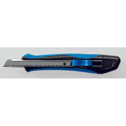 WEDO Soft Cut Cuttermesser 9 mm blau, schwarz – Bild 1