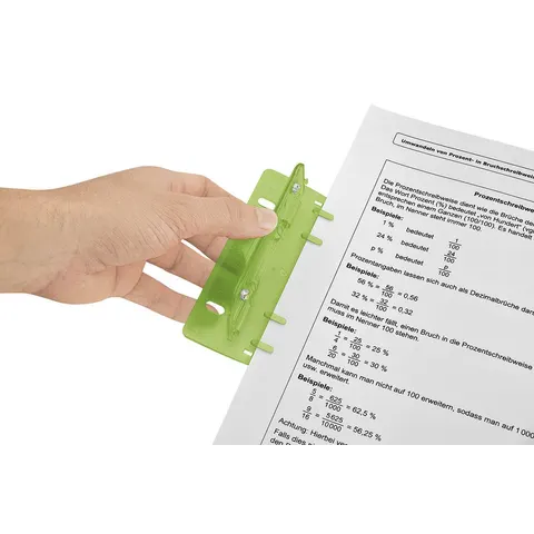 WEDO Taschenlocher grün – Bild 1