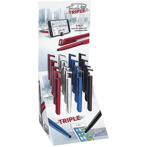 WEDO® Touch Pen TRIPLE 3-in-1 – afbeelding 1