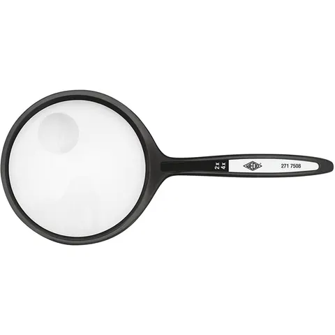 Wedo vergrootglas met handgreep diameter 74 mm – afbeelding 1
