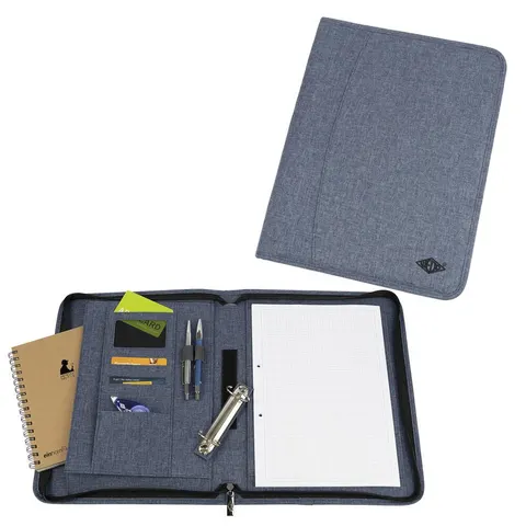 WEDO Ringbuchmappe Denim Kunstfaser DIN A4 blau – Bild 1