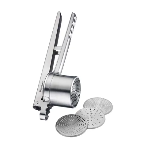 Spätzle und Kartoffelpresse – silber – Bild 1