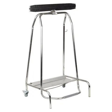 APS Müllsackständer QUICKSTEP, 120 Liter, silber – Bild 1