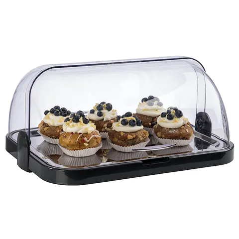 APS Buffet-Vitrine, schwarz – Bild 1