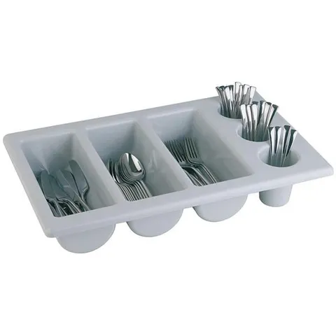 APS Stackable Plastic Cutlery Dispenser – image 1