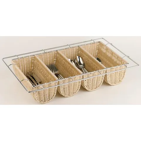 APS Rattan Cutlery Dispenser – image 1