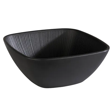 APS Schale NERO, eckig, 250 x 250 mm, schwarz – Bild 1