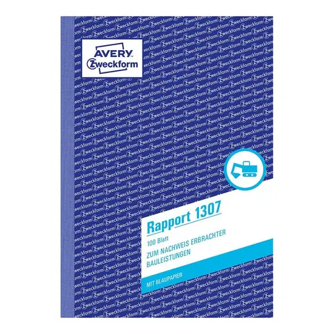AVERY Zweckform Rapport Formularbuch 1307, 1 St. – Bild 1