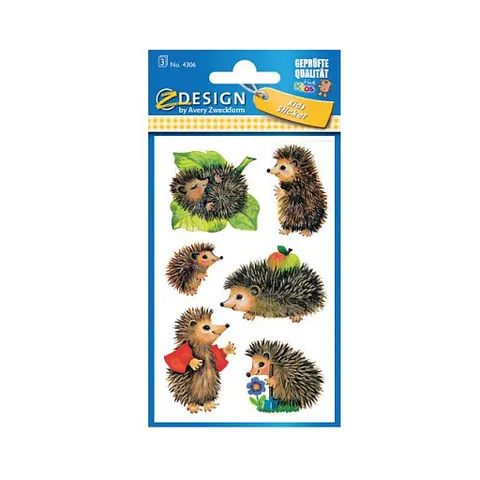 AVERY Zweckform Aufkleber Igel – Bild 1