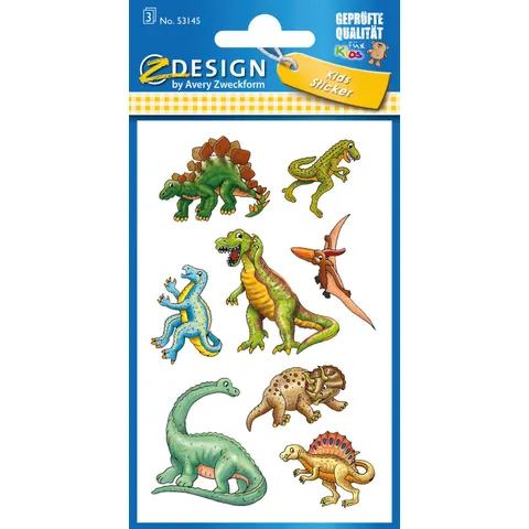 AVERY Zweckform Aufkleber Dinos – Bild 1