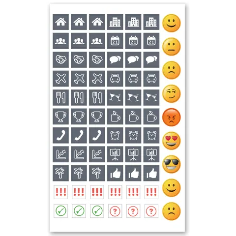 sigel Tischkalender Conceptum 2027, ca. DIN A5 quer, schwarz – Bild 1