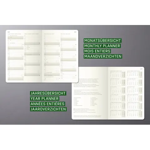 sigel Buchkalender Conceptum 2027, ca. DIN A5, schwarz – C2722 – Bild 1