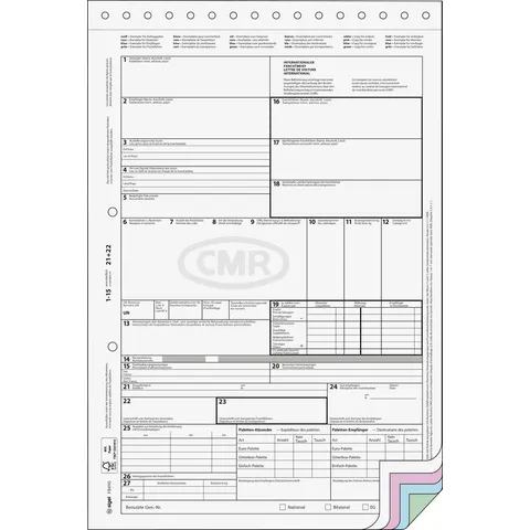 Sigel Formulier Vrachtbrief DIN A4 – afbeelding 1