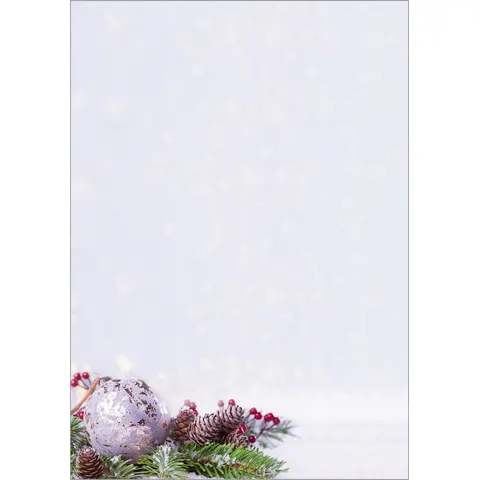 Charmerentekendecoratiepapier kerst A4 – afbeelding 1