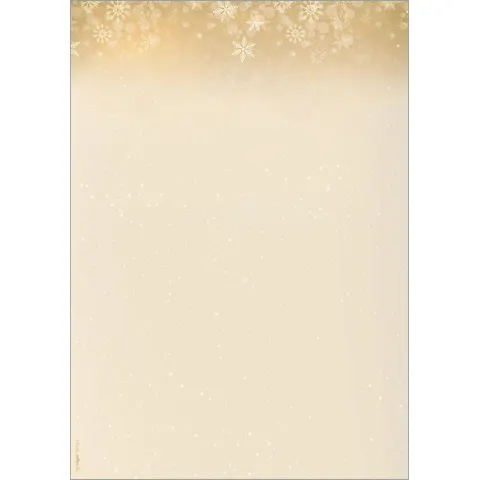 Gouden kerstnavond-decokoperfolie A4 – afbeelding 1