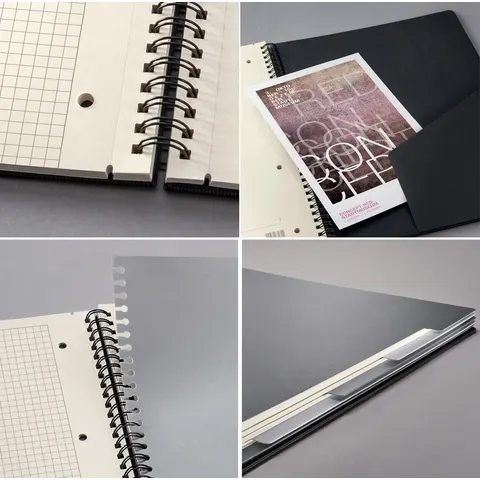 sigel Collegeblock Conceptum mit Register, DIN A4, kariert – Bild 1