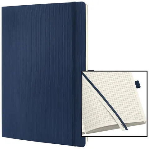 sigel Notizbuch Conceptum, DIN A4, kariert, blau – Bild 1