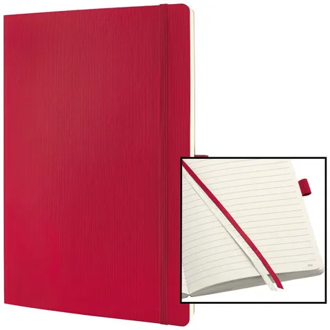 sigel Notizbuch Conceptum, DIN A4, liniert, rot – Bild 1